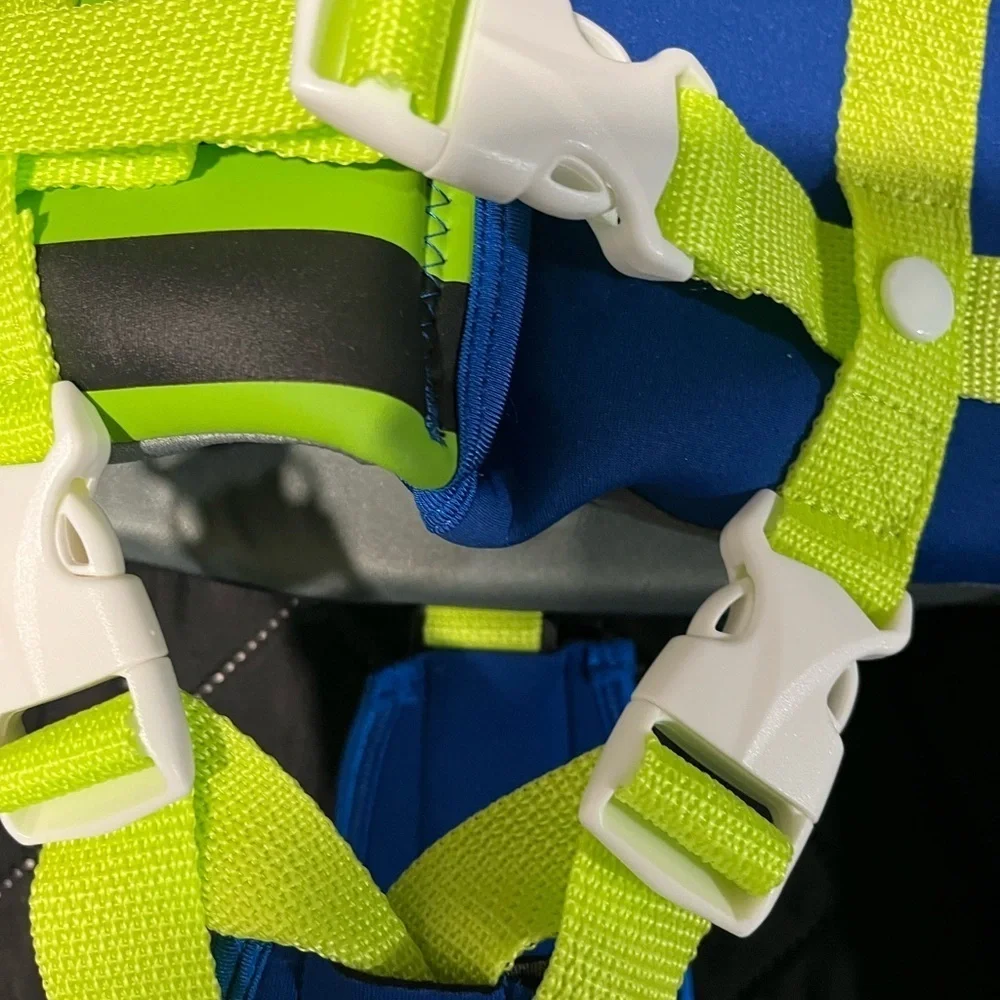 Kids Swim Vest - Blue and Green